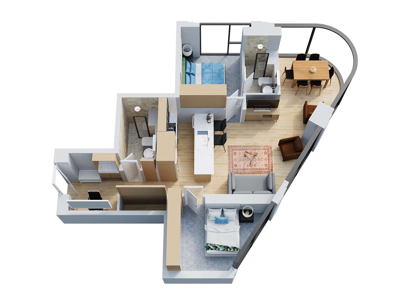 The Queensbridge Floor Plan