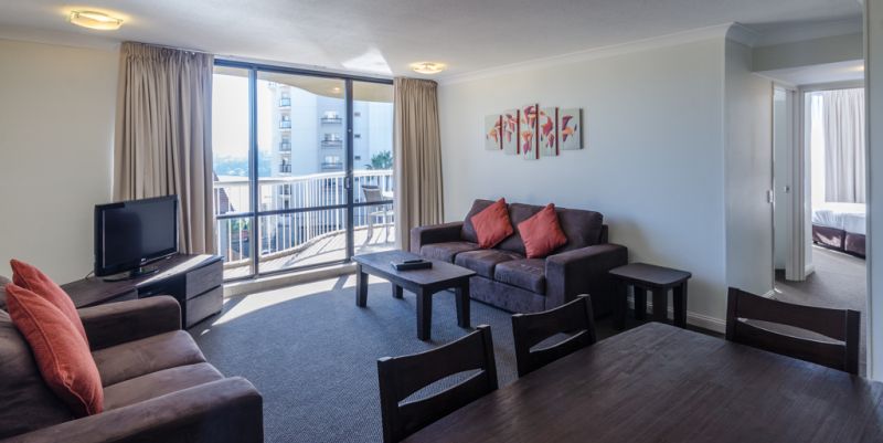 Actual Photos of a 1 bedroom apartment Central Hillcrest Apartment Hotel 139-Centra-Pty-Ltd-accomodation-South-Brisbane