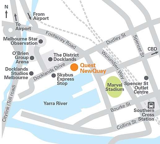 Actual Photos of a 2 Bedroom 2 Bathroom | Balcony Quest NewQuay Docklands 506-Quest-New-Quay-accomodation-8