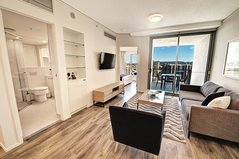 Actual Photos of a 1 Bedroom 1 Bathroom Balcony Belise Apartments 450-Belise-Apartments-accomodation-124