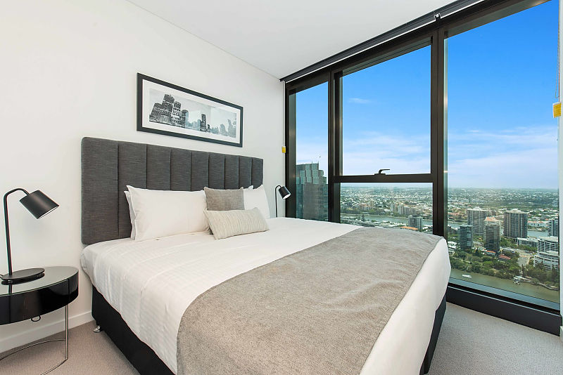 Brisbane Skytower - 1 Bedroom Sky High  Furnished Apartment