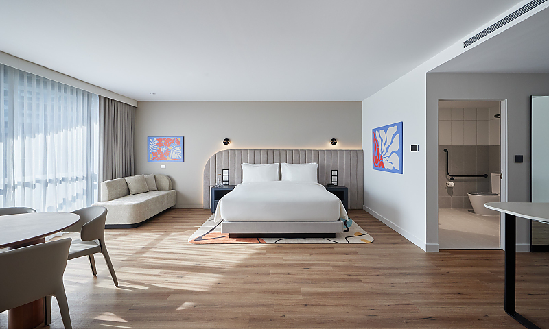 Actual Photos of a King Studio Deluxe Accessible Hyatt House South Melbourne 524-Hyatt-House-South-Melbourne-accomodation-10