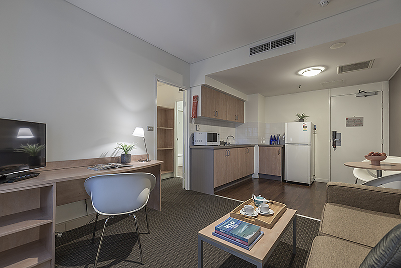Actual Photos of a 1 Bedroom 1 Bathroom Ibis Melbourne Hotel and Apartments 446-Iris-hotels-melbourne-Operations-PTY-LTD-accomodation-4