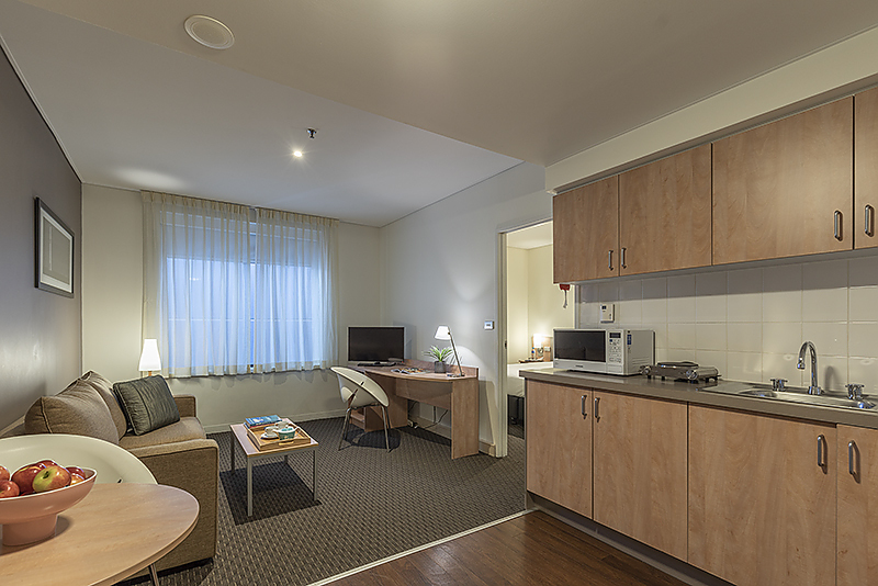 Actual Photos of a 1 Bedroom 1 Bathroom Ibis Melbourne Hotel and Apartments 446-Iris-hotels-melbourne-Operations-PTY-LTD-accomodation-4