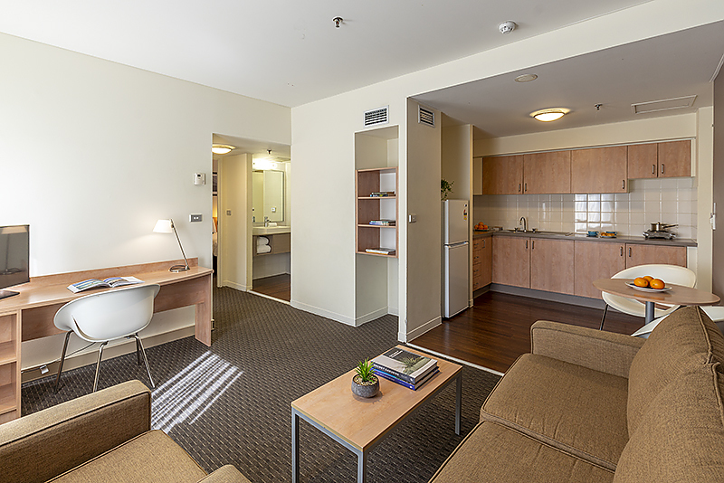 Actual Photos of a 2 Bedroom 1 Bathroom Ibis Melbourne Hotel and Apartments 446-Iris-hotels-melbourne-Operations-PTY-LTD-accomodation-4