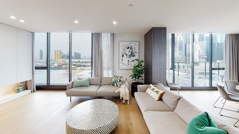 Actual Photos of a 3Bed 3Bath Penthouse | Balcony Melbourne City Apartments 543-MELBOURNE-CITY-APARTMENTS-MANAGEMENT-PTY-LTD-accomodation-10