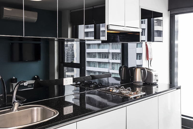 Actual Photos of a 2 Bedroom Apartment Pegasus ApartHotel 477-Ideal-Suites-Pty-Ltd-accomodation-4