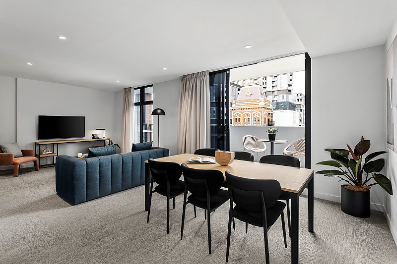 Actual Photos of a 2 Bedroom 2 Bathroom Balcony Quest Collingwood 471-White-Label-Hospitality-Pty-Ltd-accomodation-266