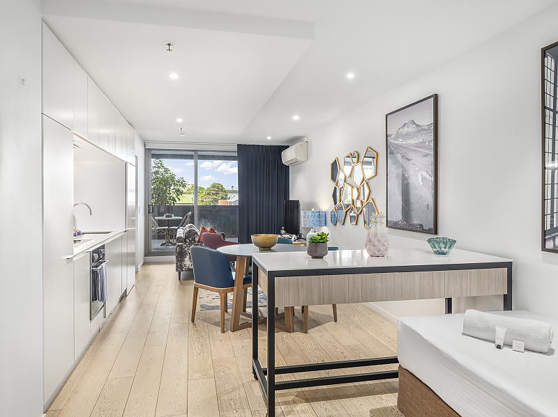Actual Photos of a 1 Bedroom Apartment Quest Flemington Central 525-Quest-Flemington-Central-accomodation-306