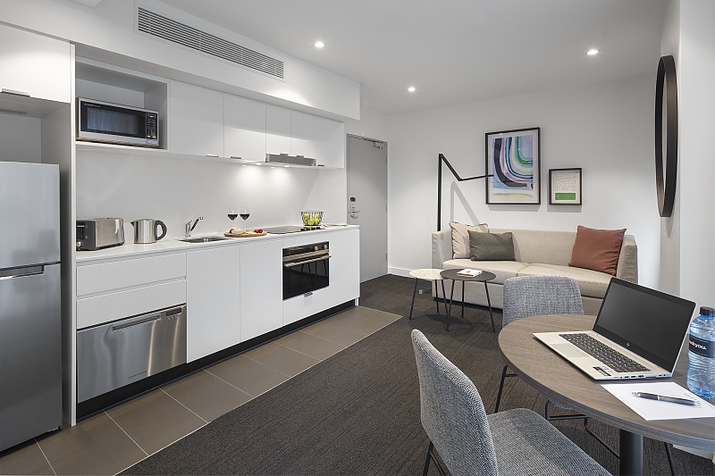 Actual Photos of a 1 Bedroom Amity Apartment Hotels South Yarra 221-Letico-Serviced-Apartments-ATF-E-&-M-Discretionary-Trust-accomodation-6