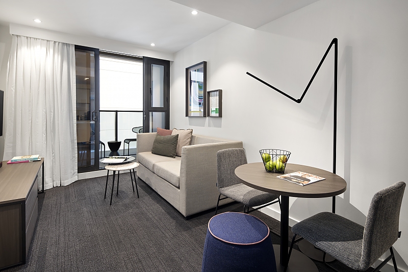 Actual Photos of a 1 Bedroom Amity Apartment Hotels South Yarra 221-Letico-Serviced-Apartments-ATF-E-&-M-Discretionary-Trust-accomodation-6