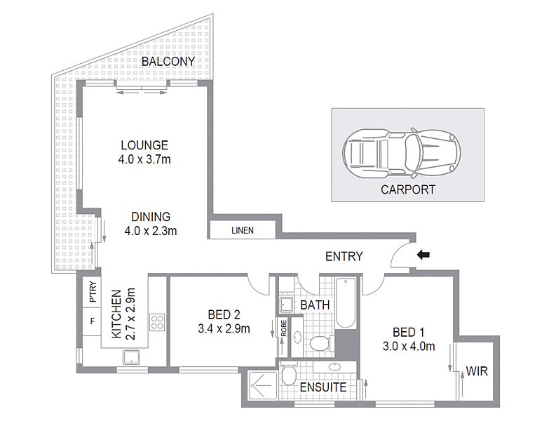Surfers Residences Floor Plan