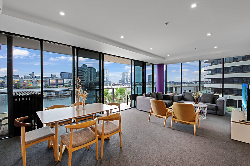 Actual Photos of a 3 Bedroom Waterview The Sebel Residences Melbourne Docklands 211-Metro-Real-Estate-Services-Pty-Ltd-accomodation-8