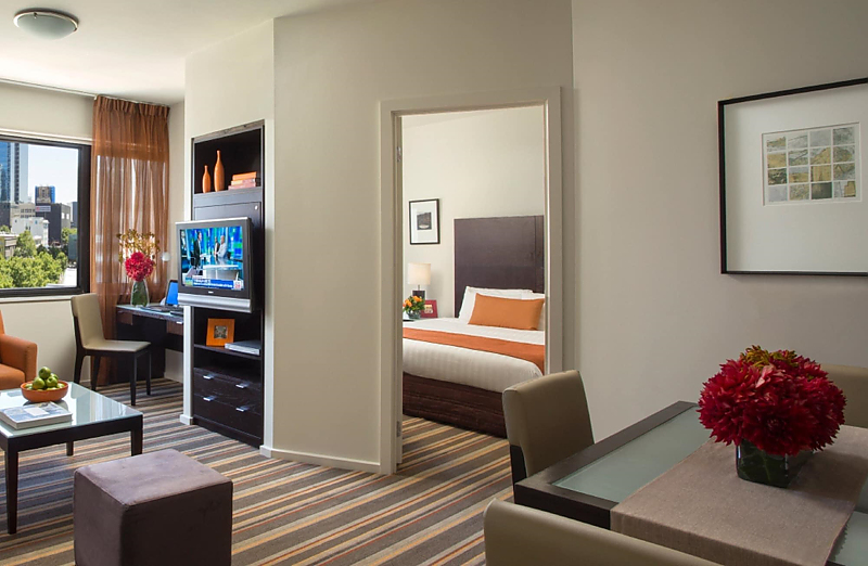 Actual Photos of a 1 Bedroom | 1 Bathroom Urban Apartments Melbourne on Elizabeth 509-Urban-Apartments-Melbourne-on-Elizabeth-accomodation-4