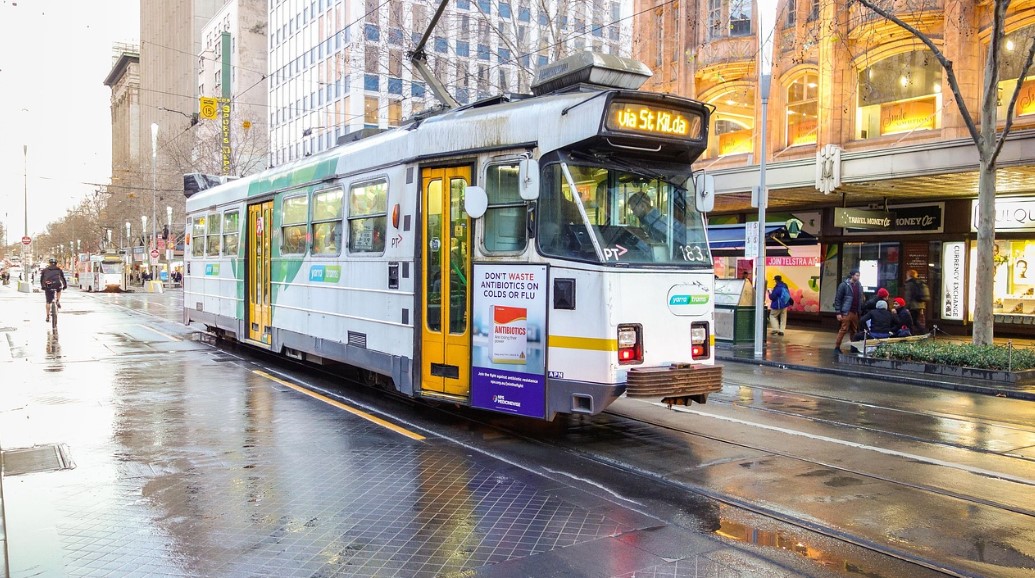 tram in Melbourne