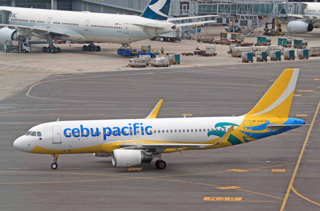 aircraft on a runway