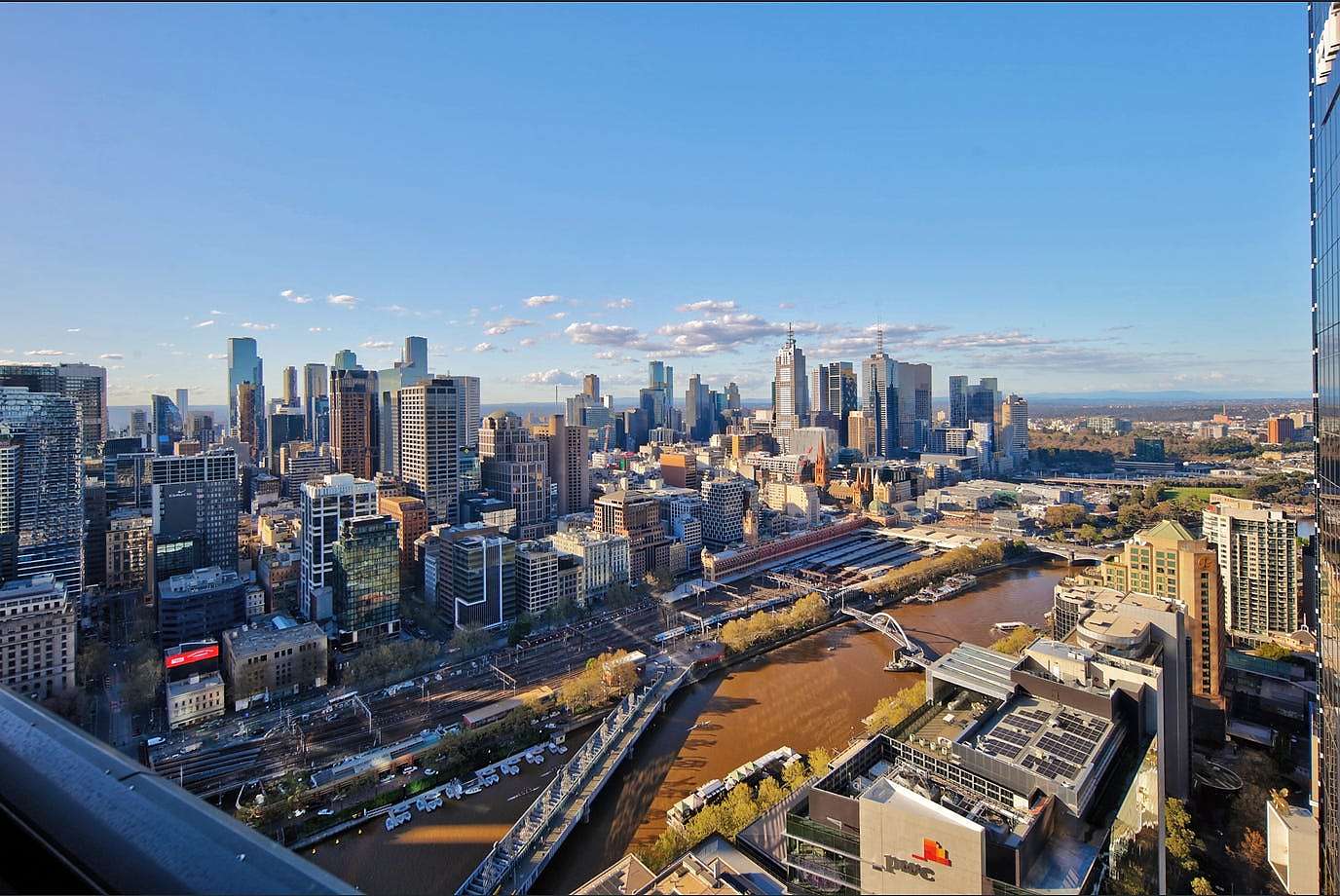 Southbank view Melbourne CBD