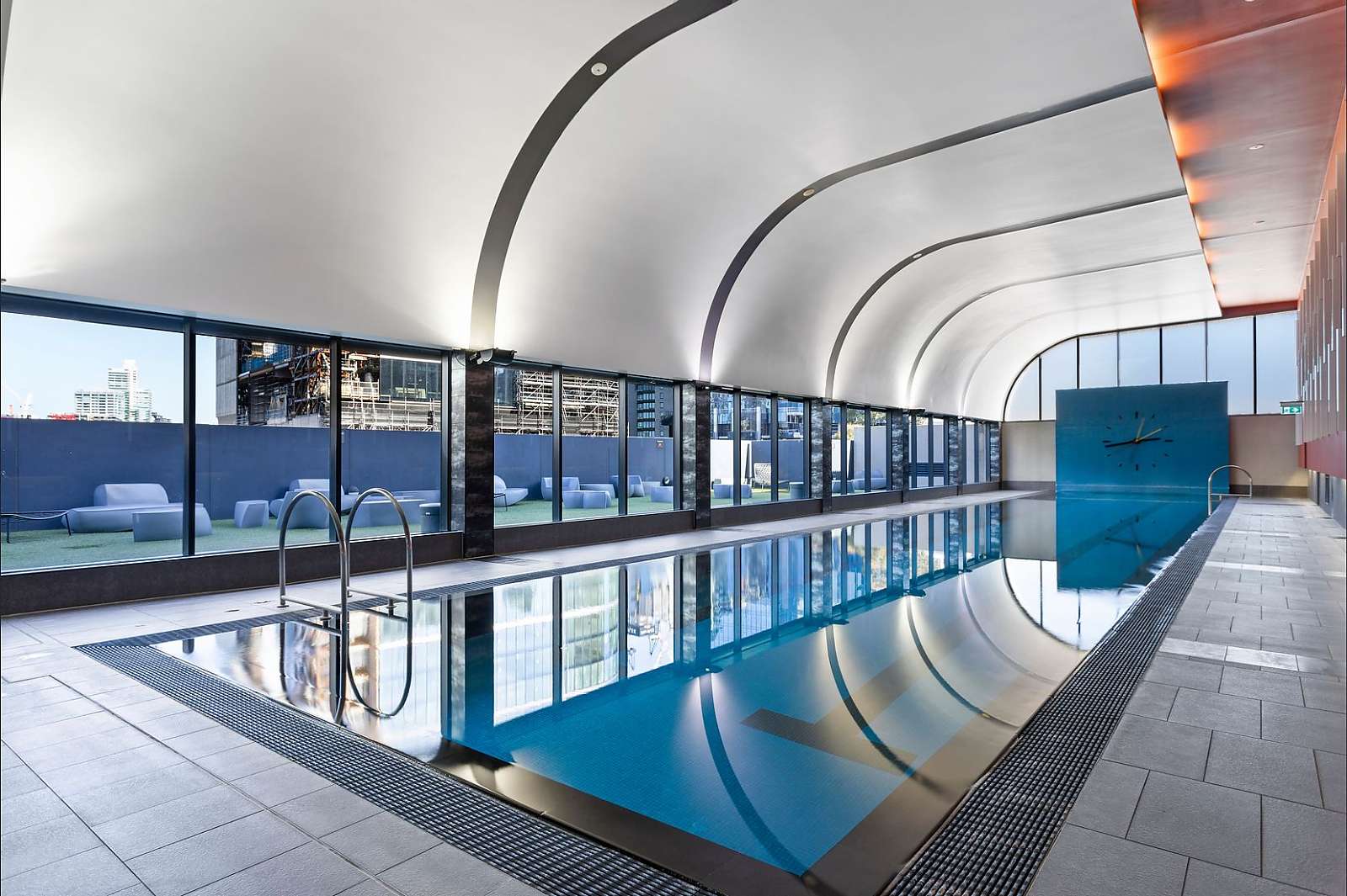 indoor pool at Eureka Tower