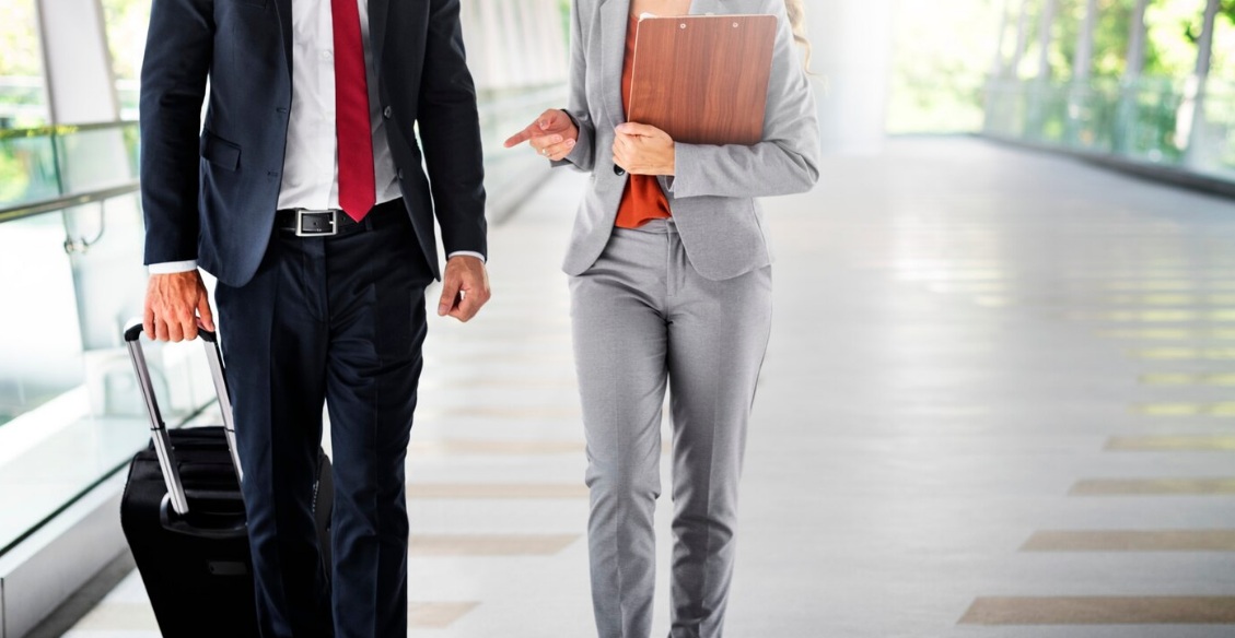 Business people commuter walking city life concept
