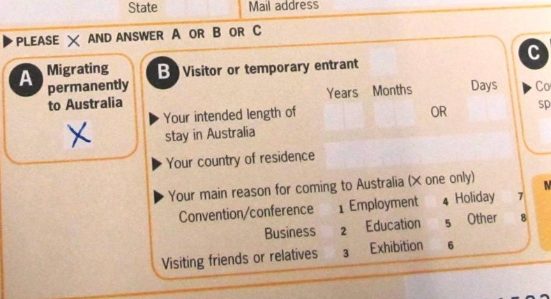 digital travel declaration passenger cards