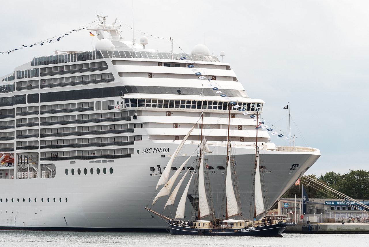 cruise ship in Melbourne