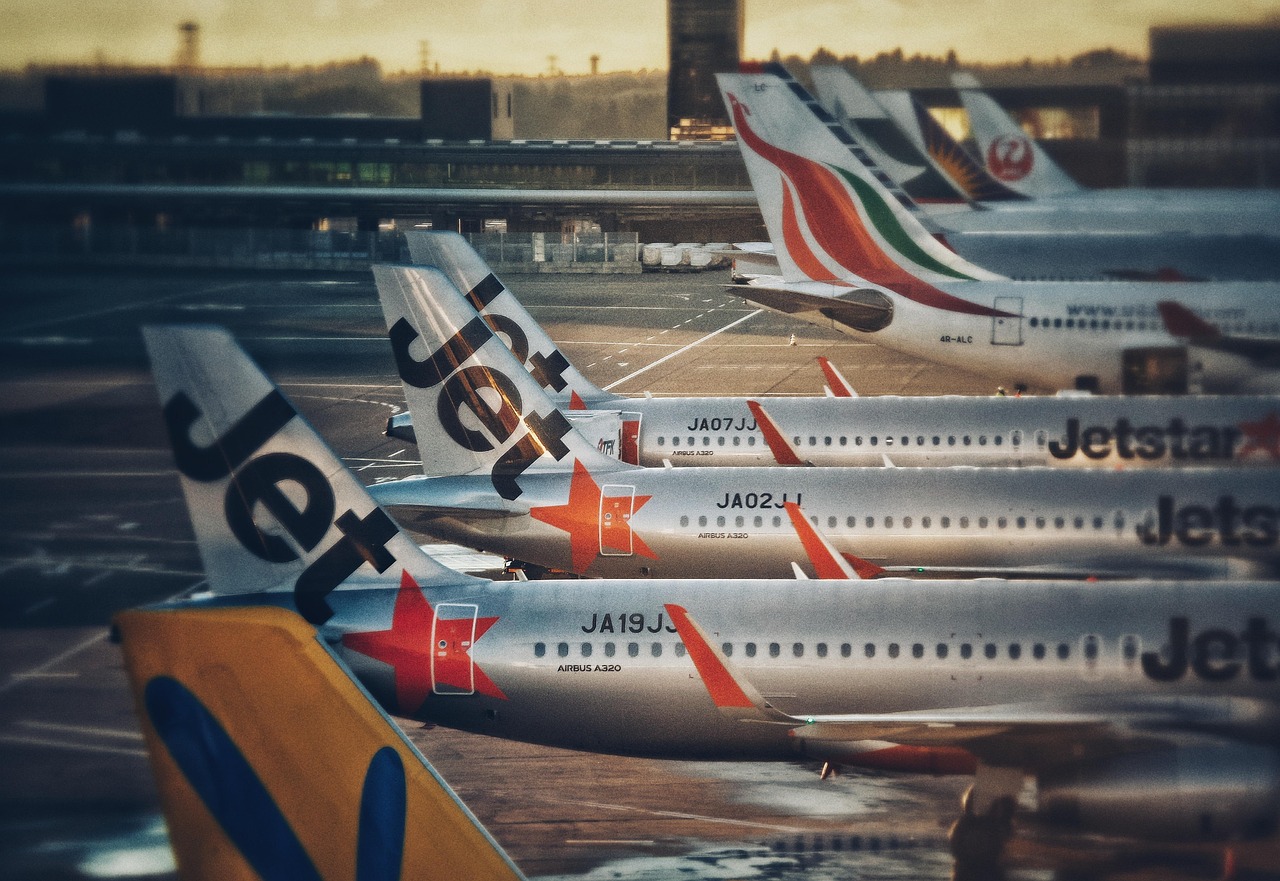 Jetstar flight to Asia
