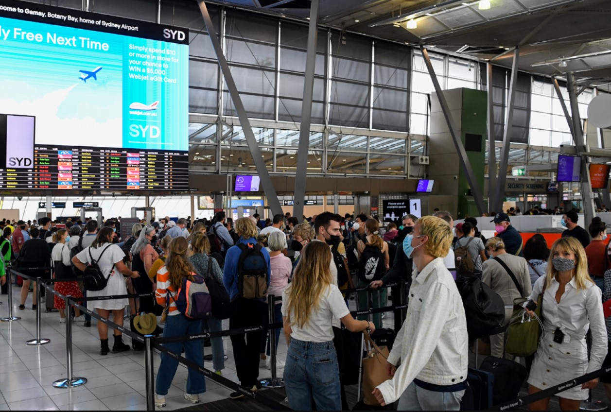 Sydney airport busiest flights