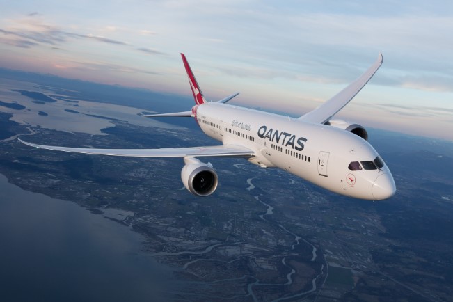 Qantas flight