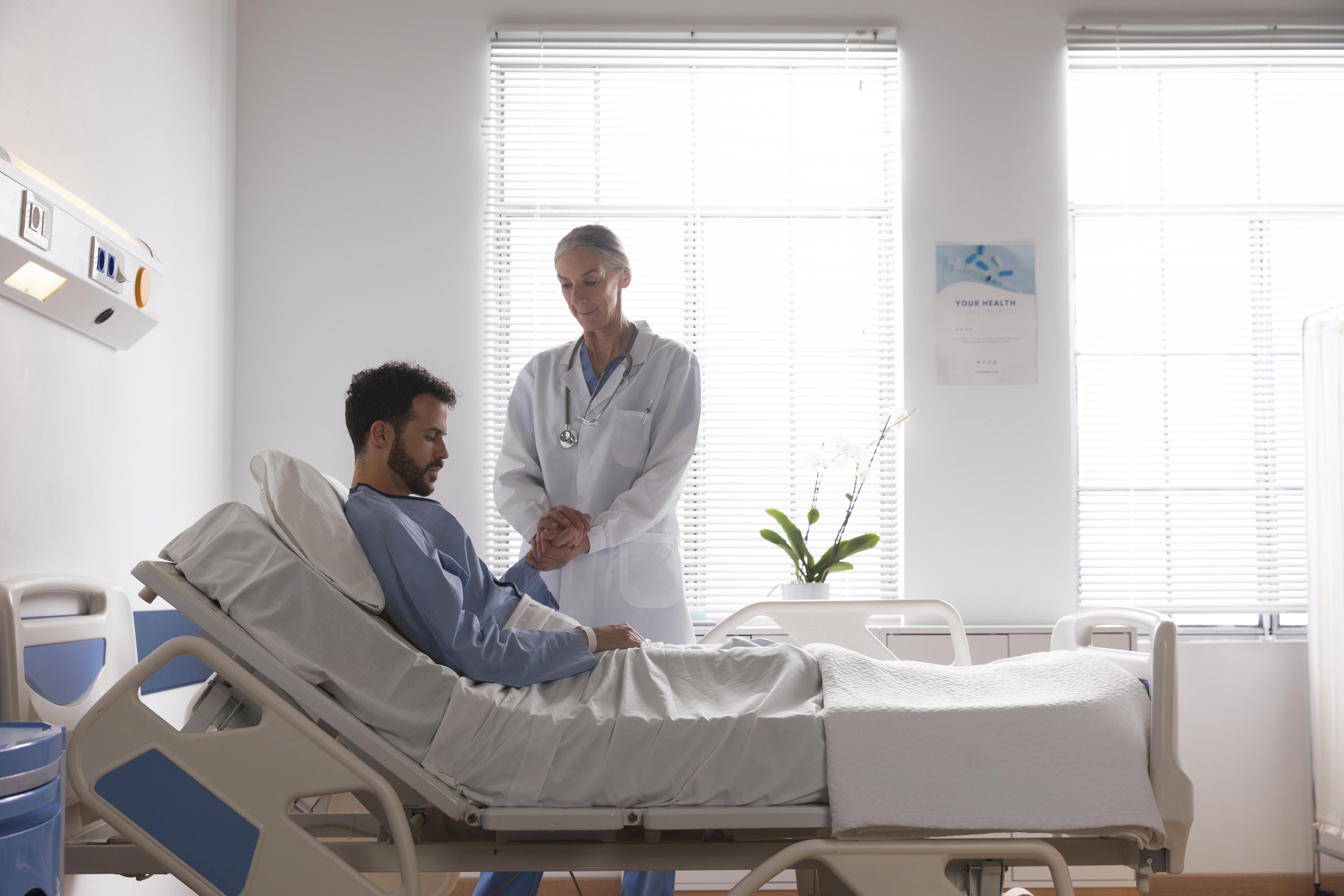 patient in hospital